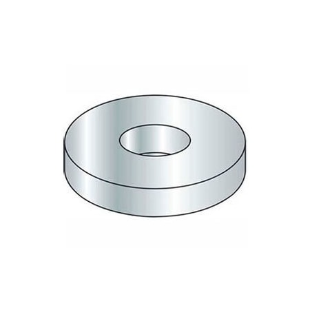 #12 Flat Washer - SAE - 1/4in I.D. - Steel - Zinc - Grade 2 - Pkg Of 100